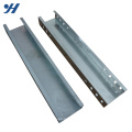 perforated trough galvanized cable tray, soild through cable tray, galvanized ventilated trough cable tray